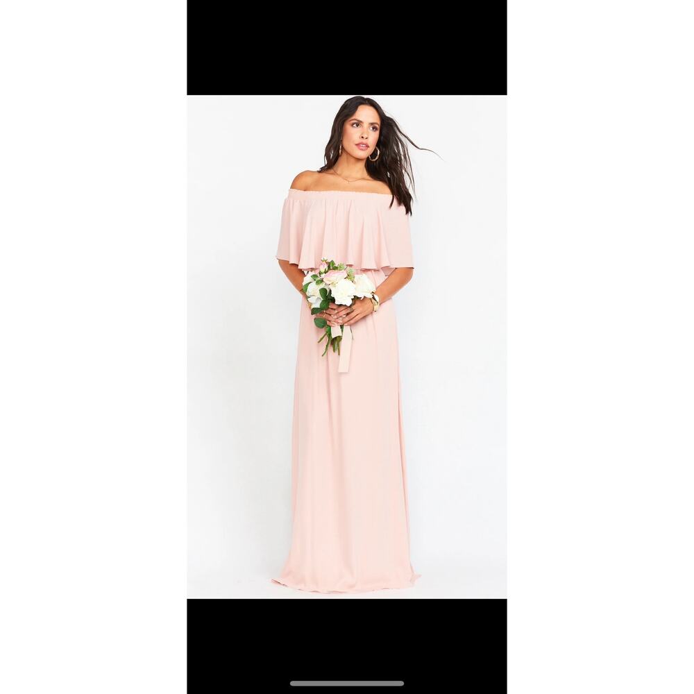 Show Me Your Mumu Hacienda Dress Dusty Blush Crisp Size Small